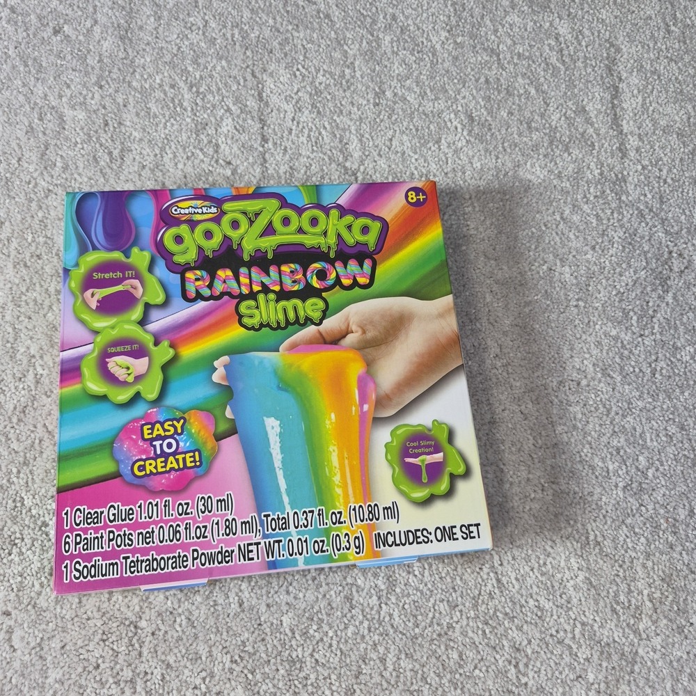 Creative Kids - gooZooka Rainbow Slime DIY Kit - NEW Stretch Play Mix